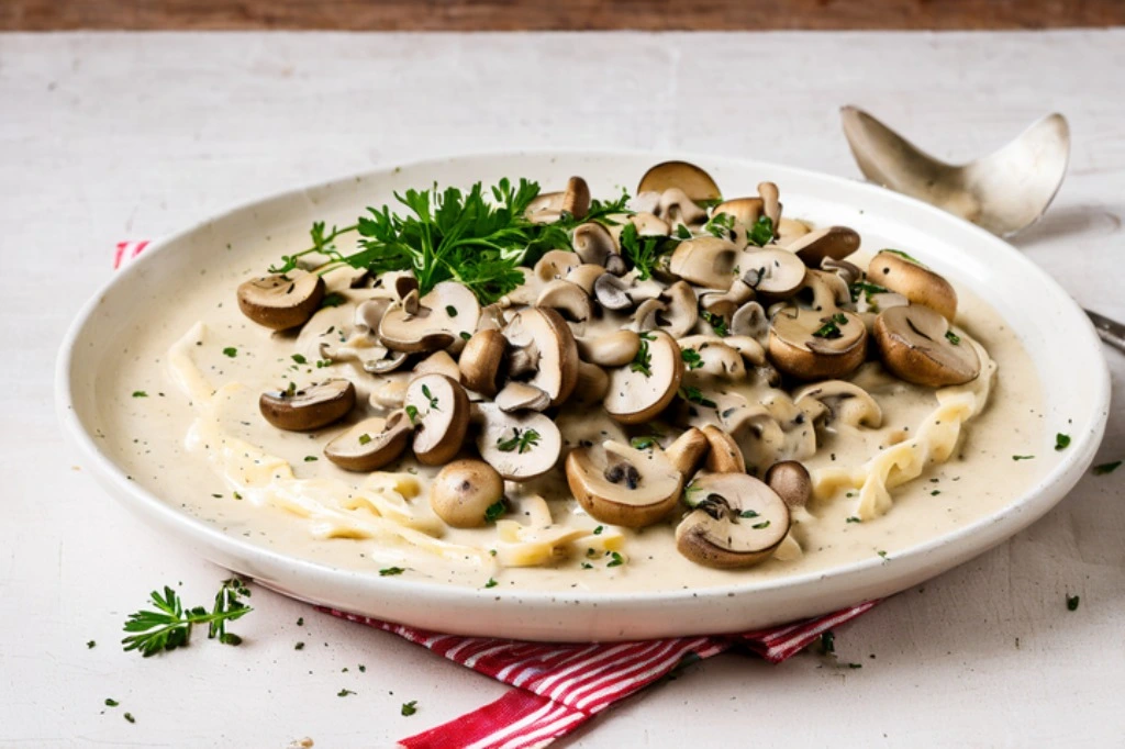 Creamy Mushroom Sauce Recipe