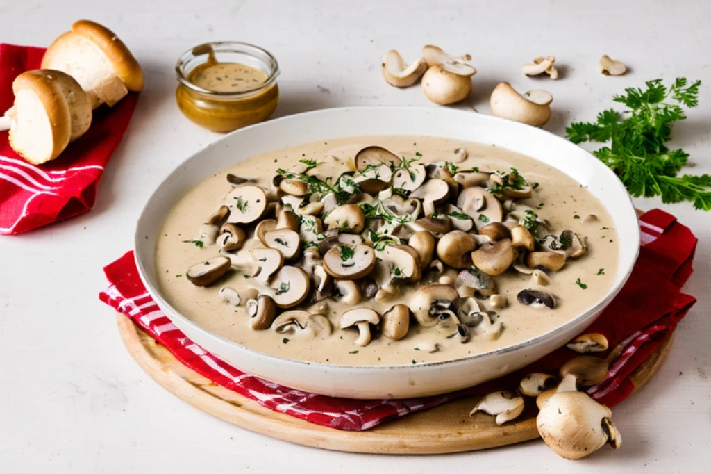 Creamy Mushroom Sauce Recipe