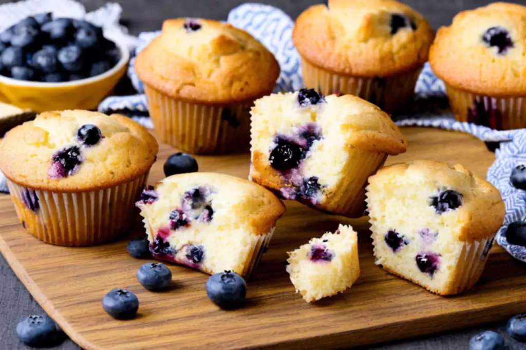 Blueberry Cream Cheese Muffins