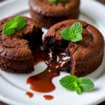 Peppermint Chocolate Lava Cakes