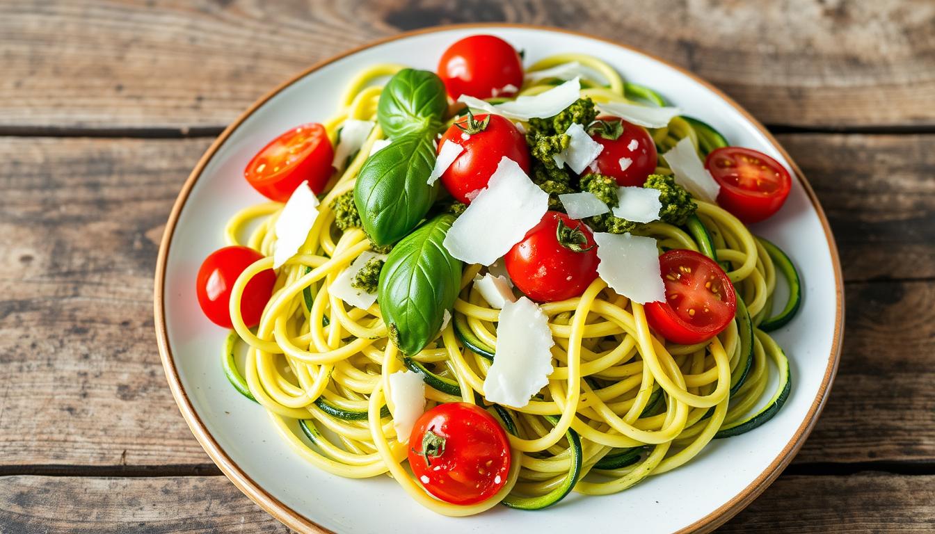 Zucchini Noodles with Pesto