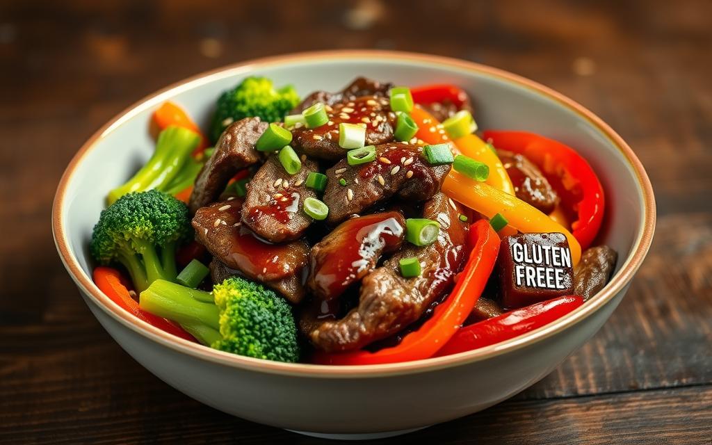 gluten free beef stirfy